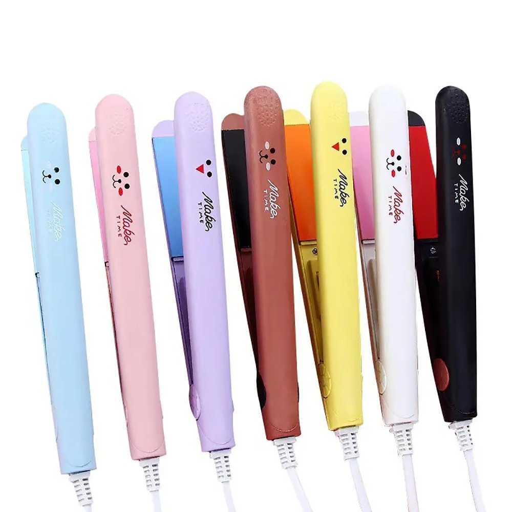 Travel Mini Hair Flat Iron Ceramic Plate Hair Straightener & Straightner - Image 2