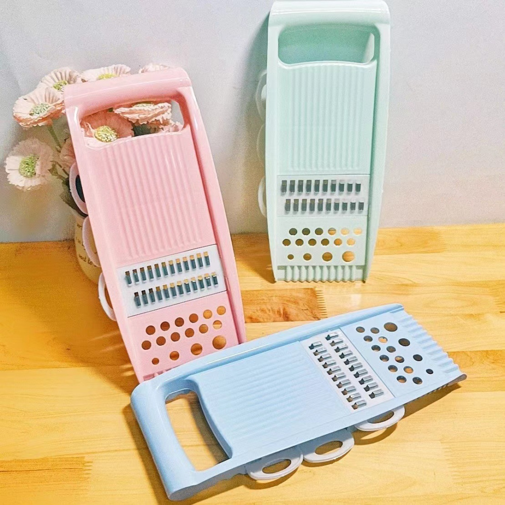 3-in-1 Rotary Vegetable Slicer & Manual Drum Grater