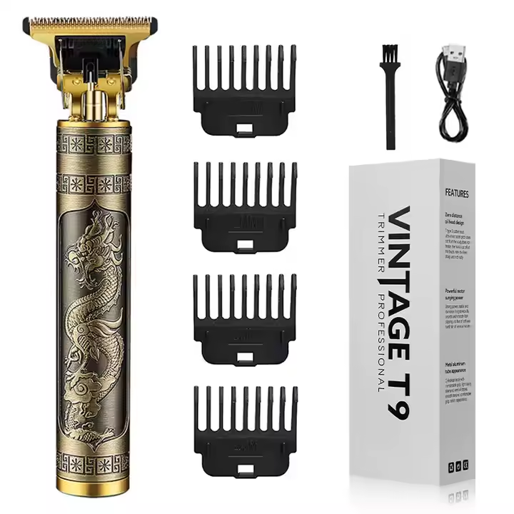 Man Haircut Hairdresser Vintage T9 Hair Trimmer Profesional Shaver Trimmer