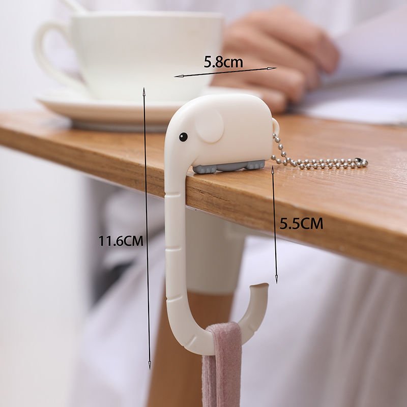 Cute Elephant Purse Hook - Portable Handbag Hanger for Tables - Image 15
