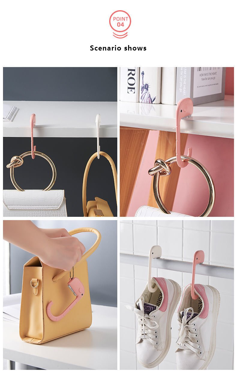 Cute Elephant Purse Hook - Portable Handbag Hanger for Tables - Image 9
