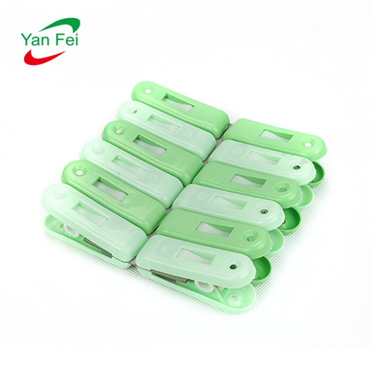 12-Piece Set Heavy Duty Windproof Plastic Clothespins - Image 4