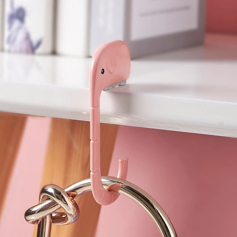 Cute Elephant Purse Hook - Portable Handbag Hanger for Tables - Image 4