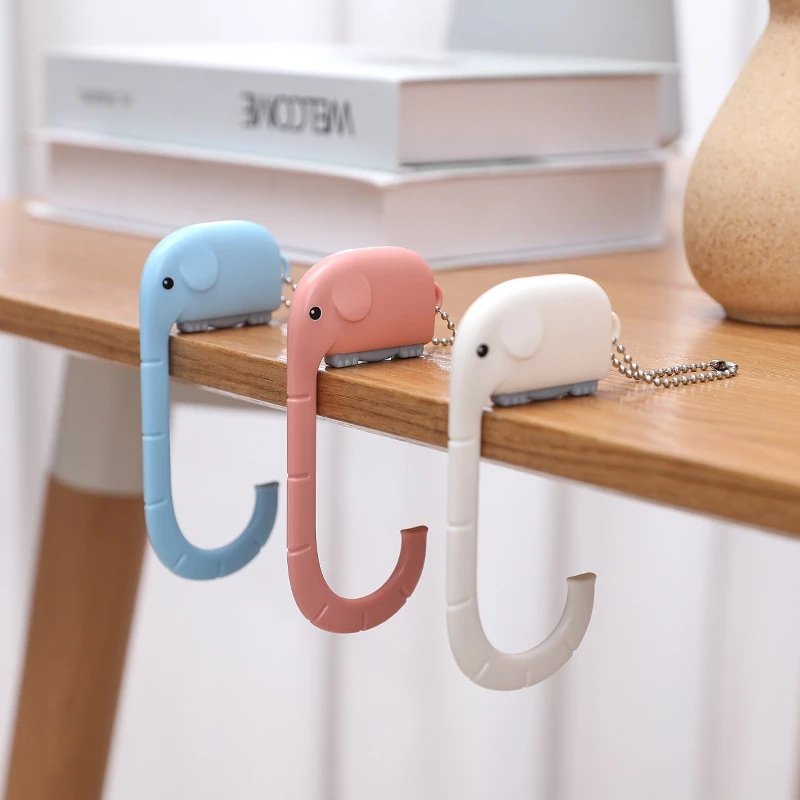 Cute Elephant Purse Hook - Portable Handbag Hanger for Tables - Image 5