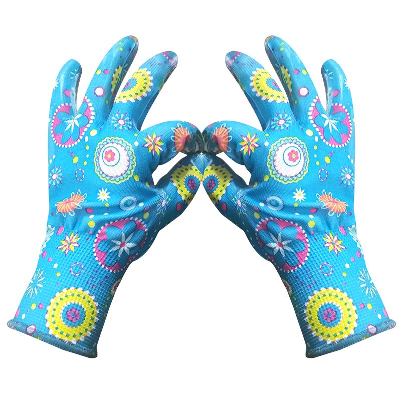 Industrial Grade Nitrile Coated Safety Gloves - Multi-Purpose Working Gloves