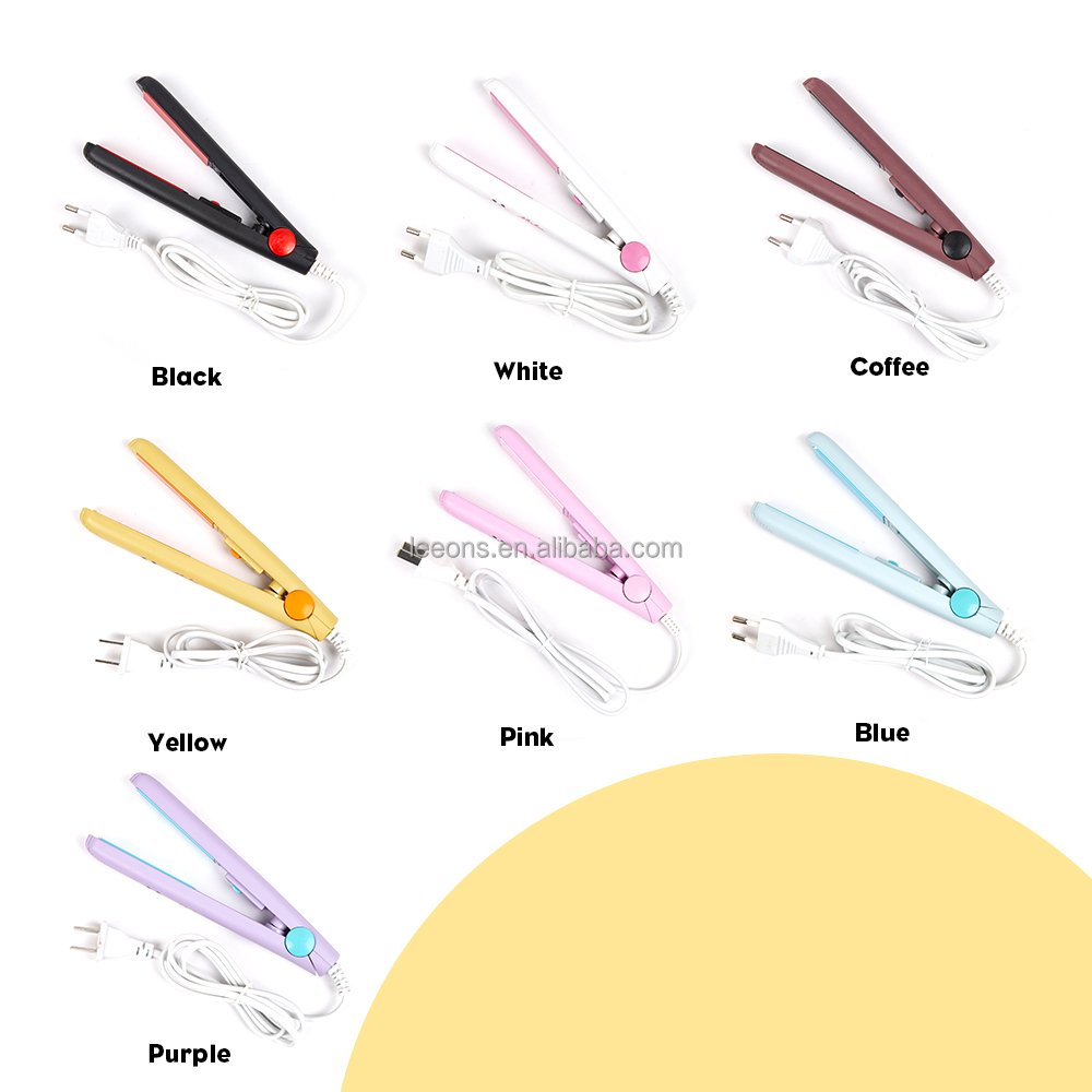 Travel Mini Hair Flat Iron Ceramic Plate Hair Straightener & Straightner - Image 9