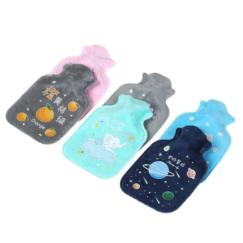 Cute Cartoon Hot Water Bag with Plush Cover - Image 6