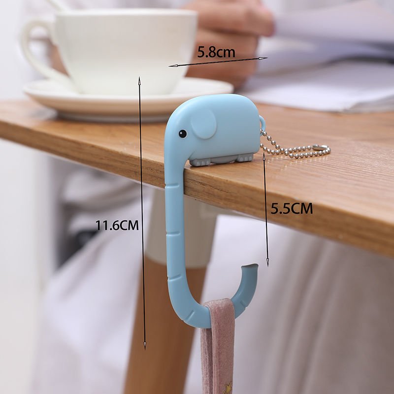 Cute Elephant Purse Hook - Portable Handbag Hanger for Tables - Image 7