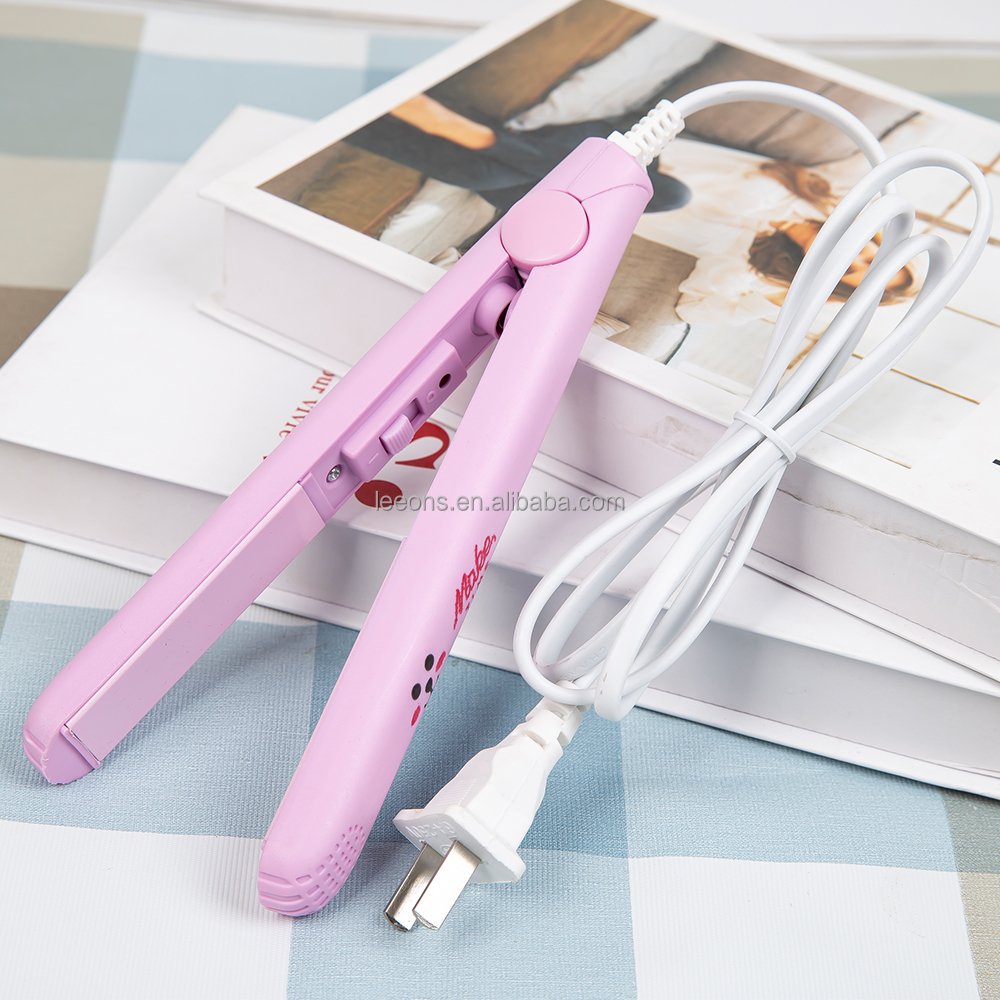Travel Mini Hair Flat Iron Ceramic Plate Hair Straightener & Straightner - Image 7