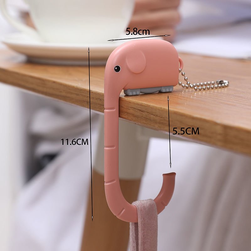 Cute Elephant Purse Hook - Portable Handbag Hanger for Tables - Image 14